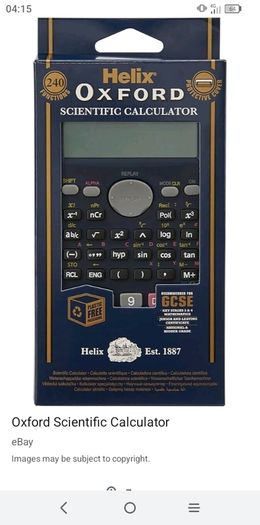 New sealed Helix oxford scientific Calculator