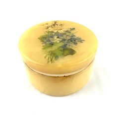 Vintage alabaster jewellery box made in Italy