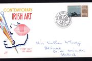 1976 Ireland Contemporary Irish Art Painting by Paul Henry Commemorative Stamp Hibernian Stamp Company First Day Cover (FDC)