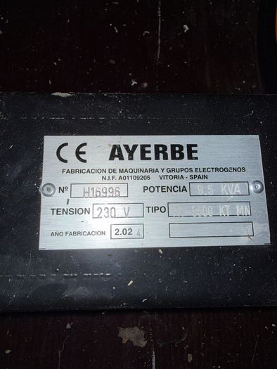 Generator AY-9500-H-MN-E - Single-phase 230V - Honda GX