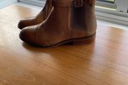 Leather ankle boots