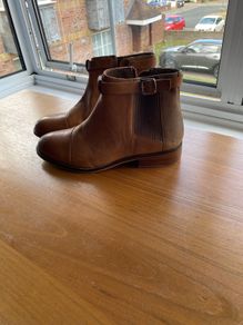 Leather ankle boots