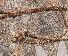 Swarovski Groove Pendant in Gold Plated