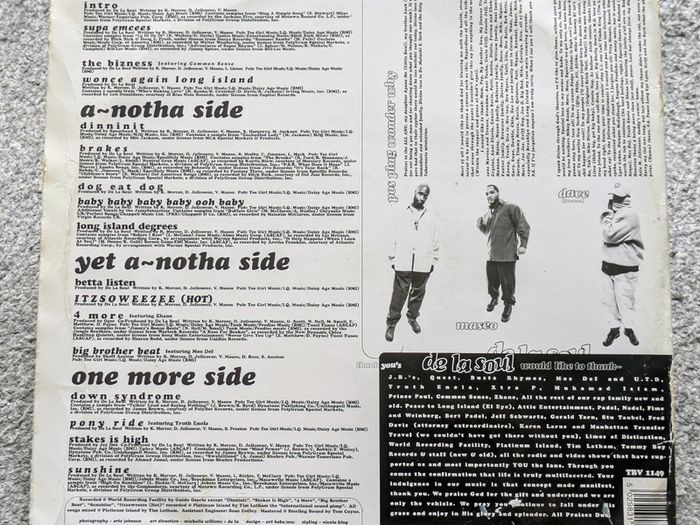 De La Soul Stakes Is High Lp