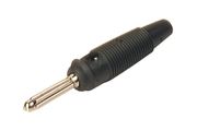 Banana Plug Black Soft Plastic Cover And Screw Terminal