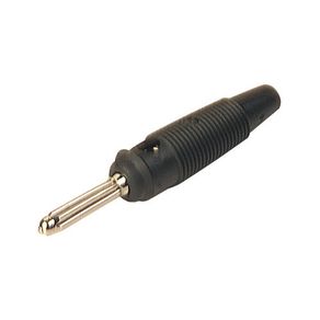 Banana Plug Black Soft Plastic Cover And Screw Terminal