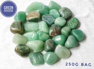 main image for ad CLEARANCE Green Aventurine tumbled stone natural gemstone for heart healing 250g
