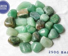 CLEARANCE Green Aventurine tumbled stone natural gemstone for heart healing 250g