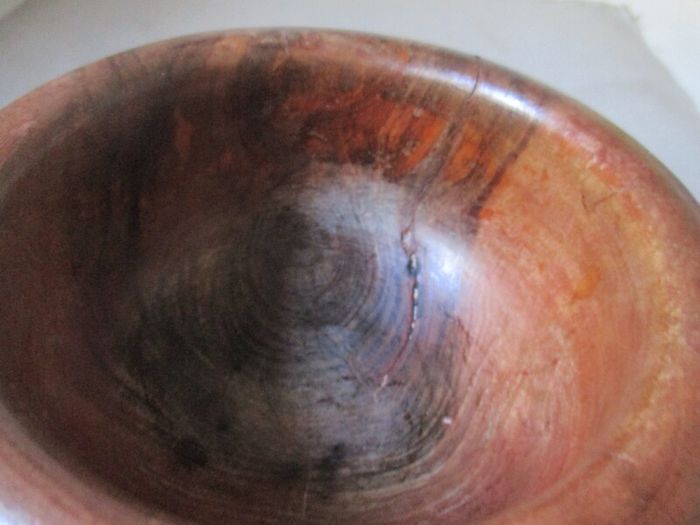 Small Turned Wood Bowl