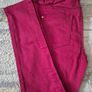 burgundy trousers, size 7-8y Image 2