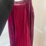Monsoon Girls Burgundy Crushed Velvet Dress Image 4