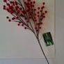 Christmas Red Berry Spray (60cm) Image 2