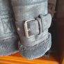Warehouse Suede-look biker jacket Image 5