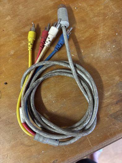 5 pin midi to 4 rca cable