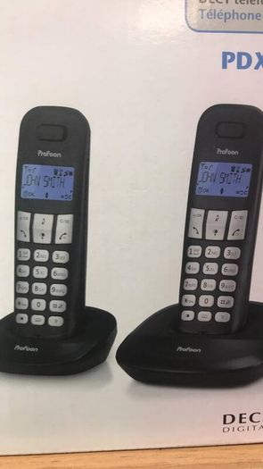 Cordless Home Phone Set 2 Phones
