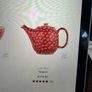 Nicholas Mosse Red lawn first quality tea pot and 2 large mug set Image 7