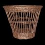 Vintage Harrods Wicker Waste Basket Pristine Image 6