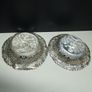 Pair of antique sterling silver dishes, fully hallmarked Birmingham 1896. Image 2