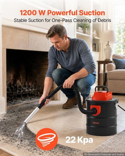 15L 1200W Ash Vacuum Cleaner