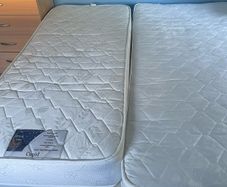 Single bed with guest bed enclosed