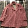 Check textured coat Image 3