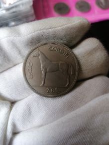 1967 Ireland Half Crown Coin