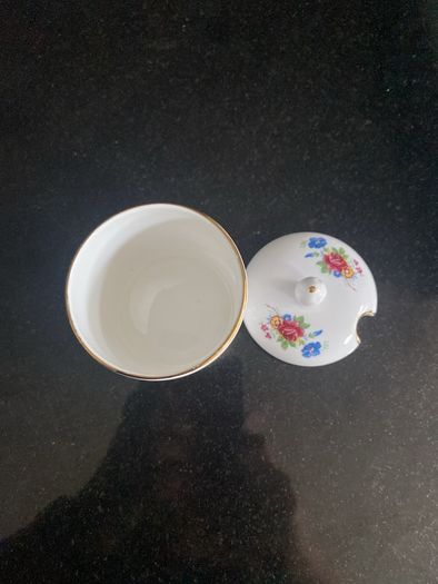 Vintage Royal Grafton floral lidded sugar dish