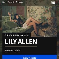 2x Lily Allen Tickets