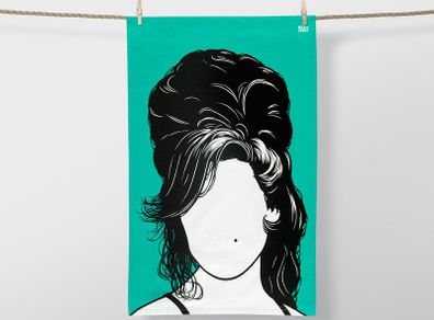 Amy Winehouse Tea Towel