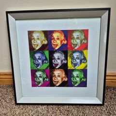 Pop Art Albert Einstein framed print