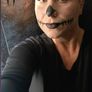 Halloween dress size L colourful sculs plus hair band Image 2