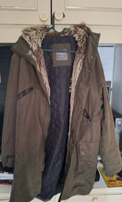 Primark Parka Jacket with Hood Size S