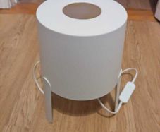 Minimalist white table lamp