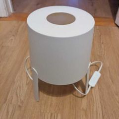 Minimalist white table lamp