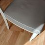 2 x Dining chairs EZ Living dining chairs Bentley Designs Montreux leather seat 20e  for one chair Image 5