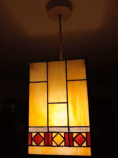 Matching pair leaded glass Light / lamp shades