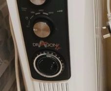 Delonghi Dragon 4  with 2.5 KW oil filled Radiator for sale