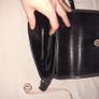 Black leather handbag Image 4