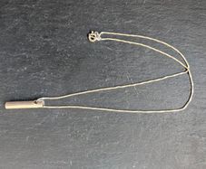 Silver pendant and chain