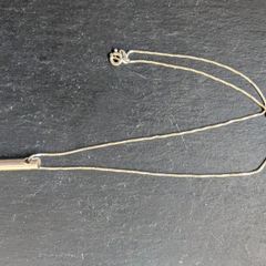 Silver pendant and chain