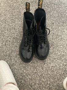 Doc martin patin black boots