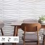 Wall Decor - Eco Friendly 3D Wall Panels / 3D Decorative Wall Tiles - Dutch Design - 100 Percent Natural 3D Wallpaper  50x50 cm  12 Panels Image 3