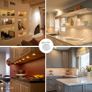 6pcs LED under cabinet lights lamp kitchen cabinet light flat surface-mounted spotlight spot SET Image 7
