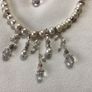 Brand New Sterling Silver and Freshwater Pearl Necklace and matching Earrings Image 4