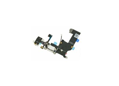 For iPhone 5 5G Charging Port Connector Mic Headphone Jack Flex Cable White New - FHT24IPCP