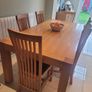 Solid oak dining table RRP Image 3