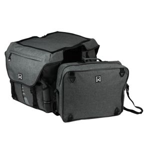 Willex Bicycle Panniers Removable Top XL 1200 65 L Anthracite 13413