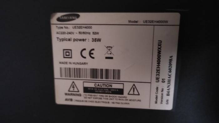 Samsung 32" 720p TV