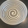 vintage mid century Leonardo Germany "Twist " Glass Bowl Image 2