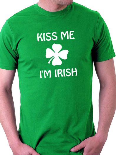 Kiss Me I'm Irish T-shirt Tee Top Shirt Great Gift Present